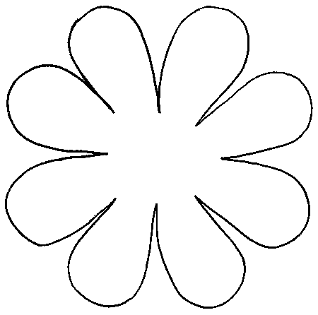 daisy flower cut out